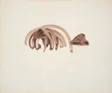 Carcass by Sidney Nolan, c.1954, mixed media on paper, sold Aug 2023