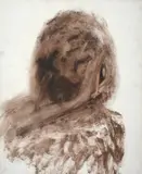 Shakespeare Sonnet 71 by Sidney Nolan, 1963, mixed media on paper, sold Aug 2023