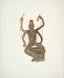 The Guide by Sidney Nolan, c.1961, mixed media on paper, sold Aug 2023