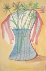 Sidney Nolan, Vase, c.1948, watercolour on paper
