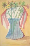 Sidney Nolan, Vase, c.1948, watercolour on paper