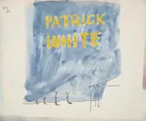 Patrick White (design for book cover) by Sidney Nolan, c.1961, mixed media on paper, sold Aug 2023