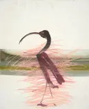 Bird by Sidney Nolan, 1963, mixed media on paper, sold Aug 2023