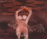 Prometheus by Sidney Nolan, 1967, mixed media on paper, sold Aug 2023