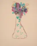 Sidney Nolan, Flowers in a Vase, watercolour on paper
