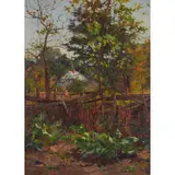 Hans Heysen, In an Old Garden