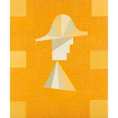 Robert Jacks, Head of the Harlequin, 1996, oil on canvas