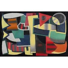 Percy Watson, Clear-Cut, 1956, oil on masonite