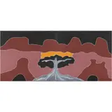 Rusty Peters, (Language group: Gija), natural earth pigments and synthetic binder on linen, diptych