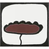 Phyllis Thomas, (Language group: Gija), natural earth pigments and synthetic polymer paint on linen