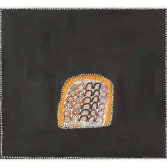 Goody Barrett, (Language group: Gija), natural earth pigments and synthetic polymer paint on linen