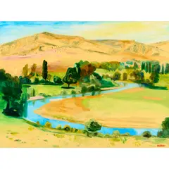 Jeffrey Makin, Bringenbrong, oil on canvas
