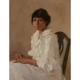 Gerald Festus Kelly, Reyes with Clasped Hands, oil on canvas