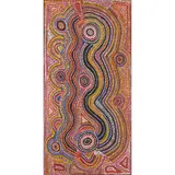 Paddy Sims Tjapaltjarri, (Language group: Warlpiri), synthetic polymer paint on canvas