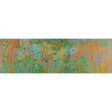Kapi Pulka at Wilkinkarra (Big Rain at Lake Mackay) by Mitjili Napanangka Gibson, 2010, synthetic polymer paint on canvas, sold Mar 2024