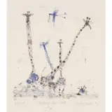 John Olsen, Sticking Your Neck Out, 1992, lithograph, ed. 50/99