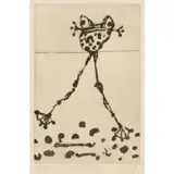 John Olsen, Frog and the Lake, 1976, etching, ed. 49/60