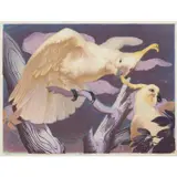 Murray Griffin, Two Cockatoos, 1969, linocut, ed. 28/29