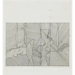 Robert Jacks, Timbrel and Harp Soothe, 1965, etching, ed. A/P