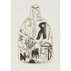 Jenny Watson, The Bottled Memories (4), 1988, etching, aquatint and watercolour, ed. A/P X/XII