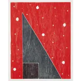 Robert Jacks, Starry Starry Night (Red), 1989, woodcut, ed. 7/10