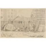 Jessie Traill, Les Chiffonniers Paris (The Rag-Pickers), 1951, etching with pencil additions, edition unknown
