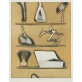 George Baldessin, Emblem V, 1976, etching and aquatint, ed. A/P