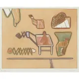 George Baldessin, Emblem II, 1976, etching and aquatint, ed. A/P