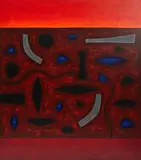 John Coburn, The Burning Land, 1995, oil on canvas