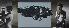 Nigel Thomson, Untitled (Car crash monotone), 1993, oil on canvas