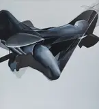 Marie Hagerty, Plane Girl (Popova), 2013-2014, oil on canvas