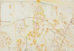 Landscape by John Olsen, 1977, watercolour and gouache on paper on card, sold Oct 2023
