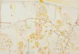 John Olsen, Landscape, 1977, watercolour and gouache on paper on card