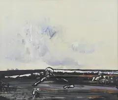 Fred Williams, Kosciusko Landscape, c.1975-76, oil on canvas