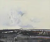 Fred Williams, Kosciusko Landscape, c.1975-76, oil on canvas