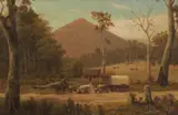 William M. N. Watkins, Dandenong, View of Mount Juliet From the Road Between Lilydale and Healesville, 1877, oil on canvas
