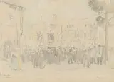 Arthur Streeton, Procession Josselin