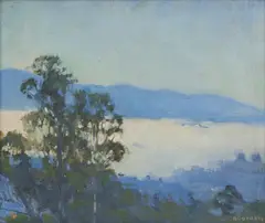 Norah Gurdon, Mystic Lake, Kalorama, oil on canvas
