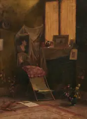 Alice Marion Ellen Bale, Interior, oil on board