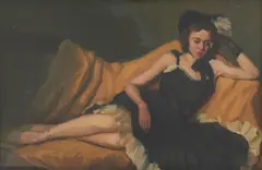 Florence Dearling, The Dancer, oil on canvas