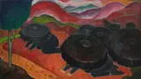Florence Shirlow, Hong Kong Peasants, 1968, oil on board