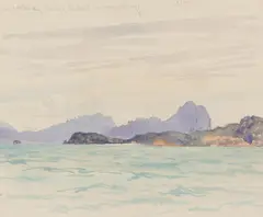 Jessie Traill, In Whitsunday Passage, 1936, watercolour on paper