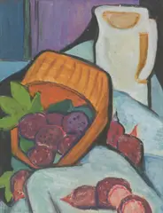 Dorothea Francis, Still Life, oil and gouache on paper laid on board