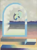 Erica McGilchrist, Doorway for Eve, 1970, synthetic polymer paint on canvas