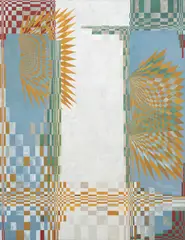 Ruth Waller, Op Phase (Visitation), 2010/2011, synthetic polymer paint on canvas