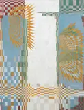 Ruth Waller, Op Phase (Visitation), 2010/2011, synthetic polymer paint on canvas