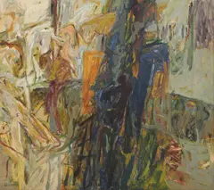 Elisabeth Cummings, Figure with Grey Gum, 1989, oil on canvas