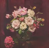 Violet McInnes, Still Life, 1935, oil on canvasboard