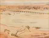 Eveline Winifred Syme, Barwon Heads, watercolour and ink on paper