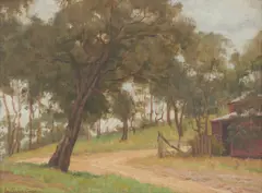 Jo Sweatman, At Warrandyte, oil on canvas